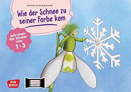 Textkarten / Symbolkarten Wie der Schnee zu seiner Farbe kam. Kamishibai Bildkartenset. von Simone Klement