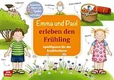 Emma und Paul erleben den Frühling. Erzählschienen-Figurenset, m. 1 Beilage Spiel