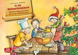 Textkarten / Symbolkarten In der Weihnachtsbäckerei. Kamishibai Bildkartenset von Rolf Zuckowski