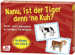 Textkarten / Symbolkarten Nanu, ist der Tiger denn ´ne Kuh? von Angela Gully