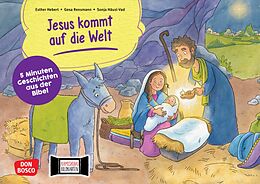 Textkarten / Symbolkarten Jesus kommt auf die Welt. Kamishibai Bildkartenset. von Esther Hebert, Gesa Rensmann