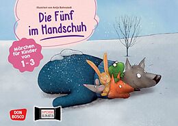 Textkarten / Symbolkarten Die Fünf im Handschuh. Kamishibai Bildkartenset von Simone Klement