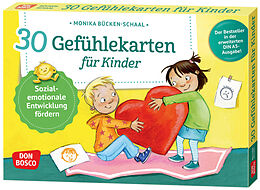 Textkarten / Symbolkarten 30 Gefühlekarten für Kinder von Monika Bücken-Schaal