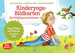 Textkarten / Symbolkarten Kinderyoga-Bildkarten für Frühling und Sommer von Elke Gulden, Gabriele Pohl, Bettina Scheer