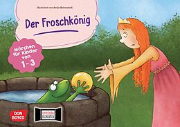 Textkarten / Symbolkarten Der Froschkönig. Kamishibai Bildkartenset von Brüder Grimm