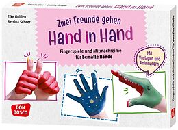 Textkarten / Symbolkarten Zwei Freunde gehen Hand in Hand von Elke Gulden, Bettina Scheer