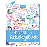 Kartonierter Einband Mein Reise-Tagebuch - Eintragbuch mit Reißverschluss von 
