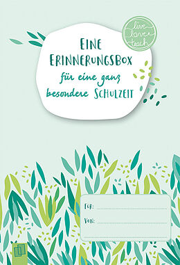 Textkarten / Symbolkarten Eine Erinnerungsbox für eine ganz besondere Schulzeit live  love  teach von Natalie Stranz