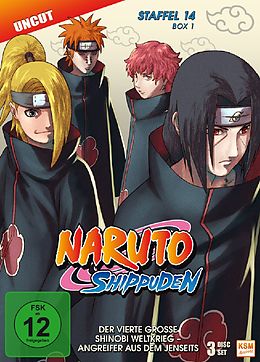 Naruto Shippuden - Staffel 14 / Box 1 / Der vierte grosse Shinobi Weltkrieg - Angreifer aus dem Jenseits DVD