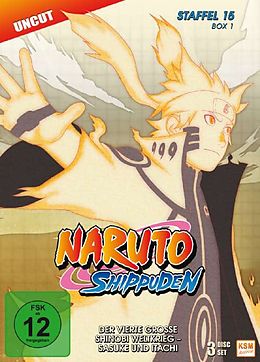 Naruto Shippuden - Staffel 15 / Box 1 - Staffel 15 / Box 1 (Der vierte grosse Shinobi Weltkrieg - Sasuke und Itachi) DVD