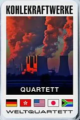 375 Media 143362 - Kohlekraftwerke-Quartett, Kartenspiel, 32 Blatt Spiel