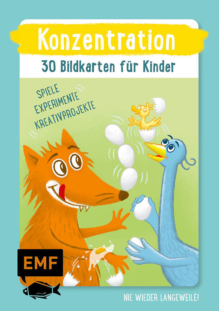Konzentration  30 Bildkarten für Kinder im Kindergarten- und Vorschulalter