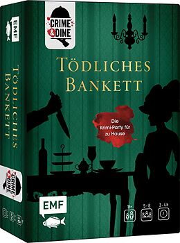 Crime & Dine  Das Krimi-Dinner-Set: Tödliches Bankett Spiel