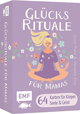 Textkarten / Symbolkarten Kartenbox: Glücksrituale für Mamas | Finde Ruhe und Gelassenheit im Familienalltag von Julia Pohl, Verena Enz