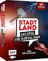 Kartenspiel: Stadt, Land, ... Das inoffizielle Spiel für Marvel-Fans mit 128 Karten Spiel