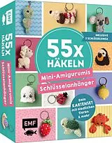 Textkarten / Symbolkarten 55 x häkeln  Mini-Amigurumis Schlüsselanhänger: Dein Kartenset mit niedlichen Tieren & mehr von Linda Urbanneck