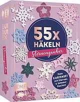 Textkarten / Symbolkarten 55 x häkeln Sternenzauber: Dein Kartenset mit traumhaften Häkelsternen und Schneeflocken von Michaela Lingfeld-Hertner
