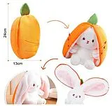 MagiX Funny Bunny, Plüschhase in Karotte 25cm Spiel