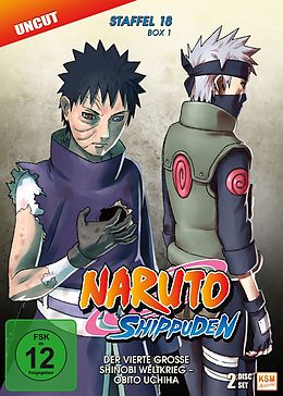 Naruto Shippuden - Staffel 18 / Der vierte grosse Shinobi Weltkrieg - Obito Uchiha DVD