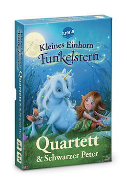 Kleines Einhorn Funkelstern. Quartett & Schwarzer Peter Spiel