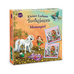 Kleines Einhorn Funkelstern. Memospiel Spiel