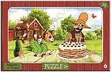 Trötsch Rahmenpuzzle Pettersson und Findus 15-teilig Spiel