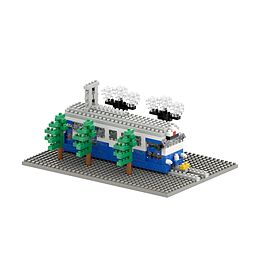 BRIXIES 200195 - Göteborg Tram, 3D Konstruktionsbausatz aus Ministeinen, 327 Teile Spiel