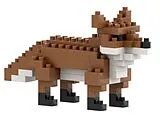 BRIXIES 200283 - Fuchs, 3D Konstruktionsbausatz aus Ministeinen, 74 Teile Spiel