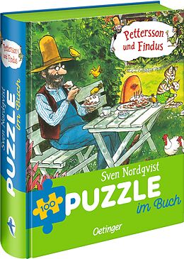 Pettersson und Findus. Puzzle im Buch. 100 Teile Spiel