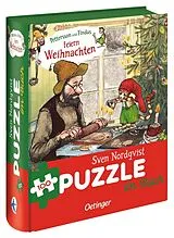 Puzzle Pettersson und Findus feiern Weihnachten. Puzzle im Buch. 100 Teile von Sven Nordqvist