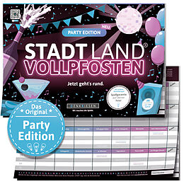 STADT LAND VOLLPFOSTEN® - PARTY EDITION - "Jetzt geht's rund." Spiel