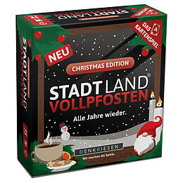 DENKRIESEN - STADT LAND VOLLPFOSTEN® - Das Kartenspiel - CHRISTMAS EDITION - "Alle Jahre wieder." Spiel