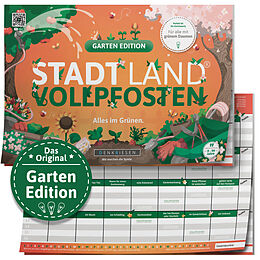 DENKRIESEN - STADT LAND VOLLPFOSTEN® - GARTEN EDITION - &quot;Alles im Grünen.&quot; - A4 Spiel