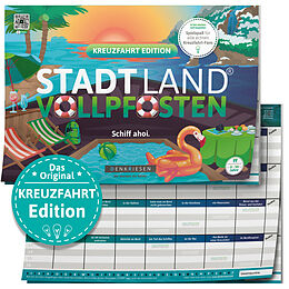 DENKRIESEN - STADT LAND VOLLPFOSTEN® - KREUZFAHRT EDITION - &quot;Schiff ahoi!&quot; - A4 Spiel