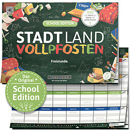 DENKRIESEN - STADT LAND VOLLPFOSTEN® - SCHOOL EDITION - &quot;Freistunde.&quot; - A4 Spiel