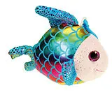 Plüsch-Fisch Blau Spiel