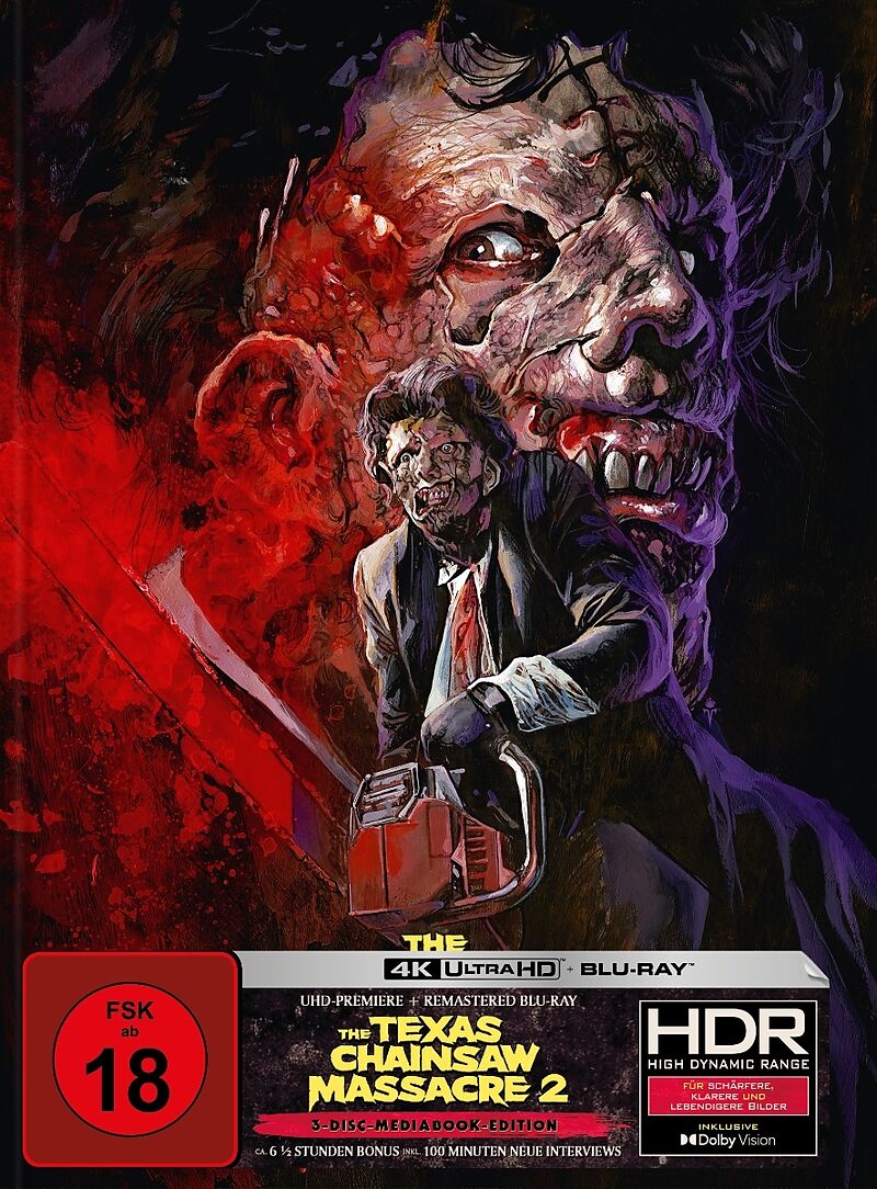 The Texas Chainsaw Massacre 2 - 3-Disc Mediabook (