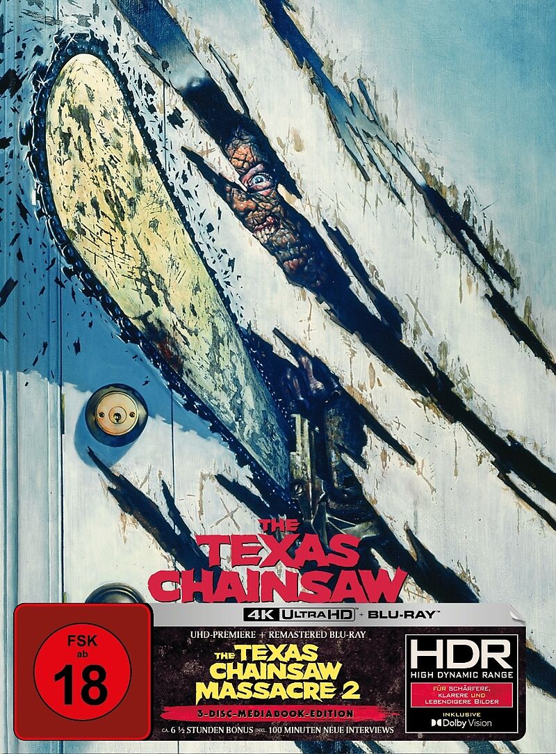 The Texas Chainsaw Massacre 2 - 3-Disc Mediabook (