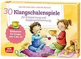 Textkarten / Symbolkarten 30 Klangschalenspiele für Entspannung und Körperwahrnehmung von Nadine Mescher