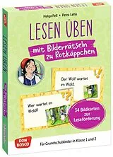 Lesen üben mit Bilderrätseln zu Rotkäppchen. 34 Bildkarten zur Leseförderung Spiel