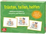 Textkarten / Symbolkarten Trösten, teilen, helfen. Bildergeschichten zu Empathie und Mitgefühl von Angela Gully