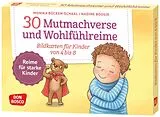 Textkarten / Symbolkarten 30 Mutmachverse und Wohlfühlreime von Monika Bücken-Schaal