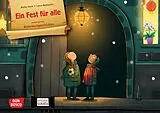 Textkarten / Symbolkarten Ein Fest für alle. Schneinachten in der Nachtigallstraße. Kamishibai Bildkartenset von Maike Harel