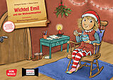 Textkarten / Symbolkarten Wichtel Emil und der Weihnachtswirbel. Kamishibai Bildkartenset von Annegret Gerleit