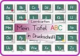 Textkarten / Symbolkarten Mein Tafel ABC in Druckschrift von Helga Momm