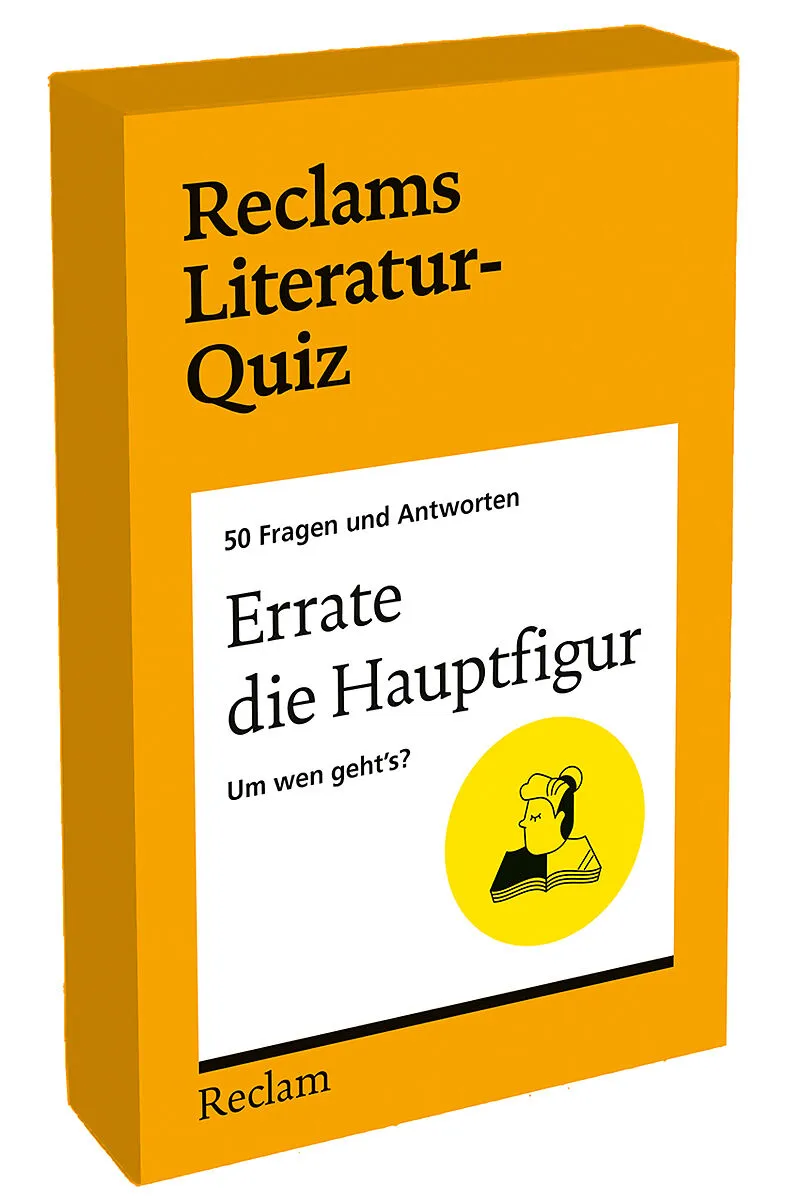 Errate die Hauptfigur. Um wen gehts? 50 Fragen und Antworten für Büchermenschen