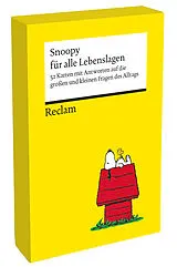 Kartonierter Einband Snoopy für alle Lebenslagen. 52 Karten mit Antworten auf die großen und kleinen Fragen des Alltags (Kartenbox) von Charles M. Schulz