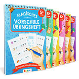 Nonbook Magische Vorschule Übungshefte: 6er Set von 