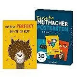 Postkartenbuch / -satz Tierische Mutmacher Postkarten, Set von