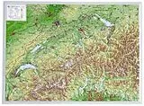 (Land)Karte 32303 Geo Relief: A3 Schweiz / Switzerland 1000000 von André Markgraf, Mario Engelhardt